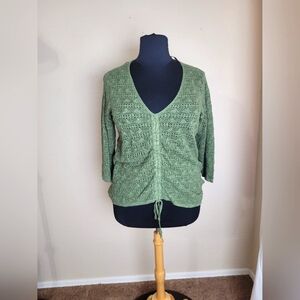 Torrid Crochet V-Neck